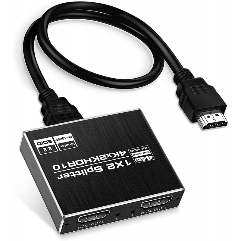 SPLITTER HDMI 2.0 1x2 4K UHD HDCP 2.2 Rozdzielacz