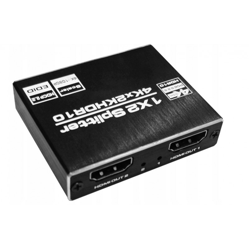 SPLITTER HDMI 2.0 1x2 4K UHD HDCP 2.2 Rozdzielacz