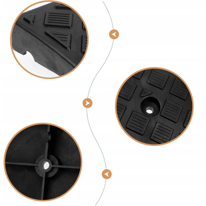 Najazd pod Krawężnik Podjazd Krawężnikowy Kablowy Rampa Wjazd 8cm