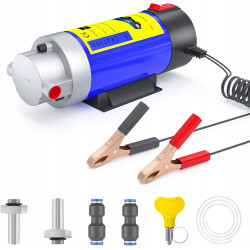 Elektryczna Pompka do Spuszczania Paliwa Oleju Pompa Przepływowa 12V 100W