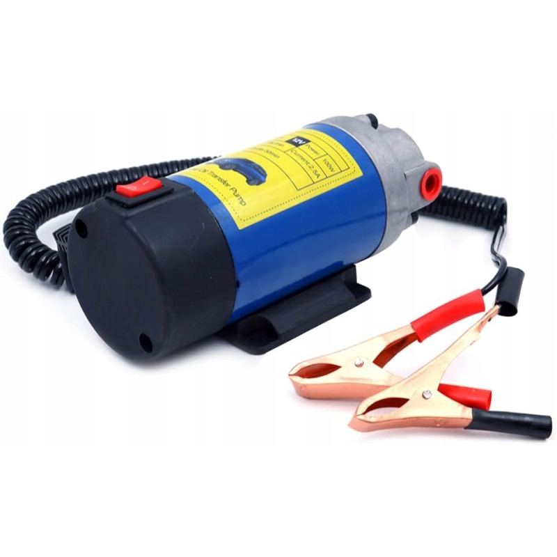 Elektryczna Pompka do Spuszczania Paliwa Oleju Pompa Przepływowa 12V 100W