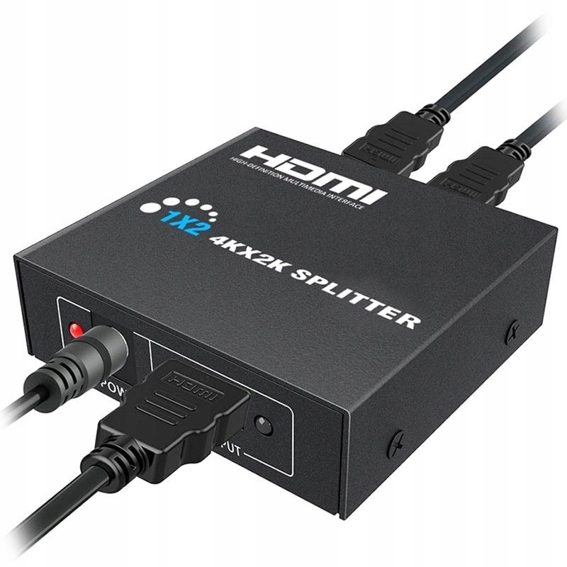 DUPLICADOR HDMI 1X2 HDMI SPLITTER BOX 1 INPUT 2 OUTPUT 1080P 3D