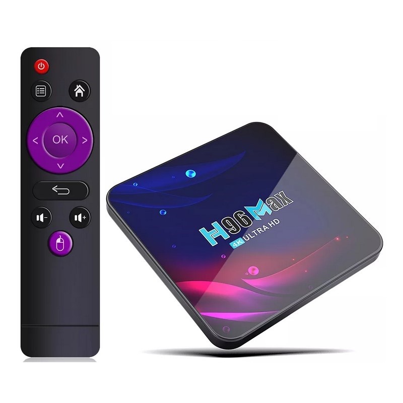 H96 MAX 4/64GB ANDROID Smart TV BOX PRZYSTAWKA 4K
