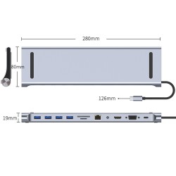 Stacja Dokująca USB C 3.0...
